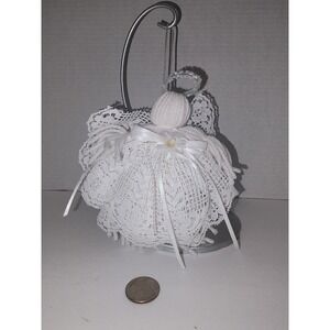Beautiful handmade yarn Angel Christmas‎ Tree Ornament